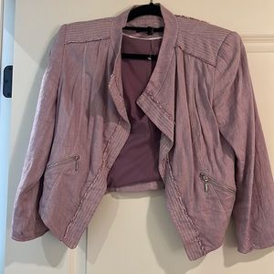 White House Black Market Lavender Blazer/Work Jacket